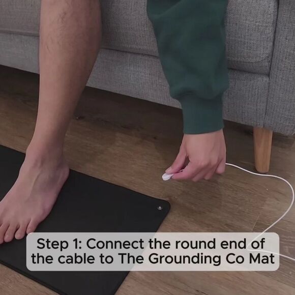 The Grounding Co. Terra Grounding Desk Mat in Black. 10” x 20”. NWT! - Picture 2 of 9